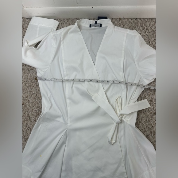 Lafayette 148 New York Elegant Wrap Blouse size 14 - Picture 7 of 9